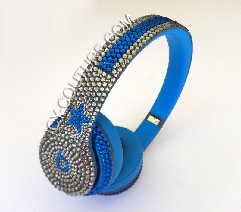 CUSTOM SYMBOL or INITIALS Crystal Headphones Designs. - ICY Couture